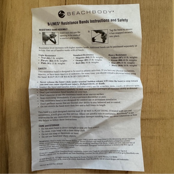 P90X Home Fitness Beach Body 12 Disc Set w/ Resistance Bands and Nutrition Plan - Picture 10 of 11